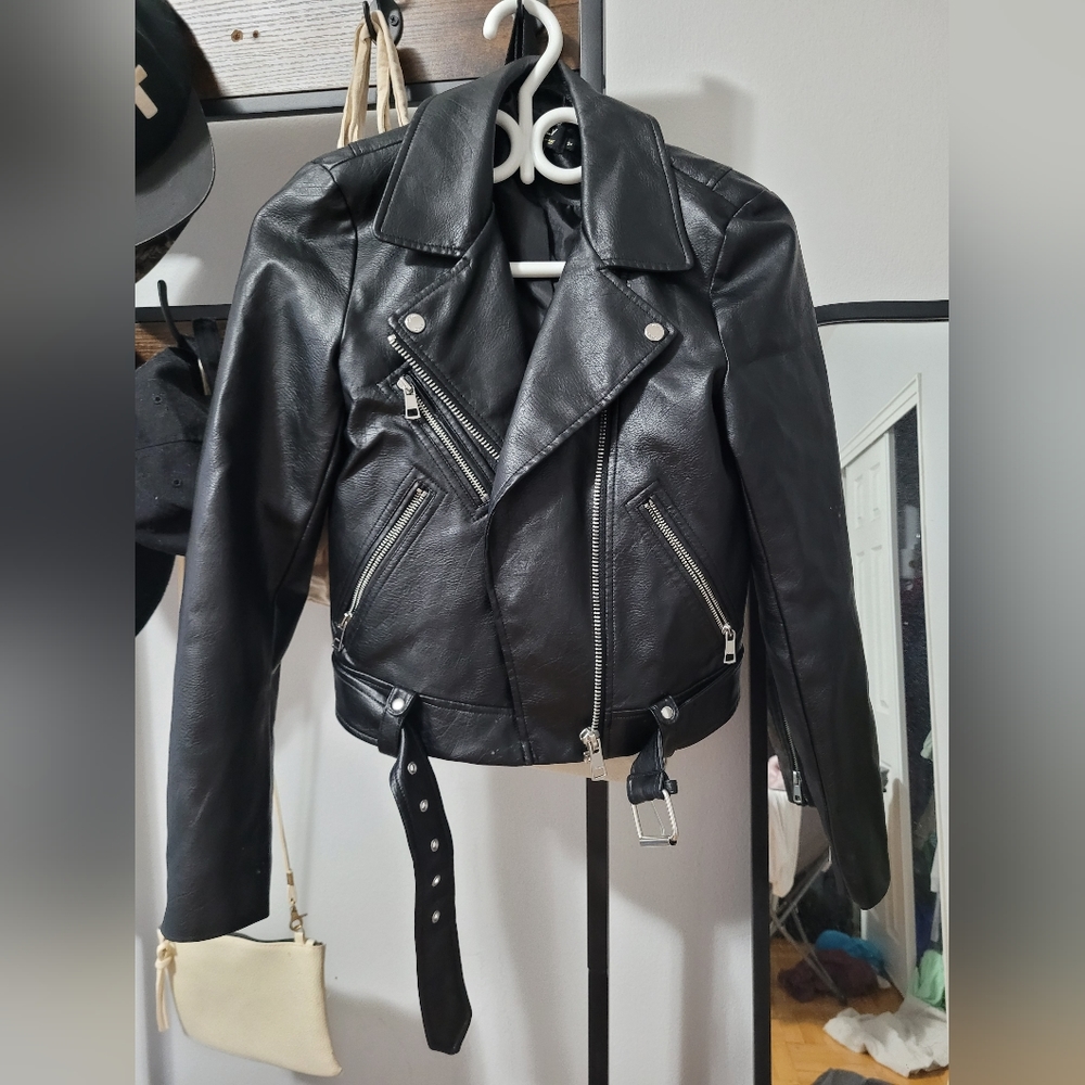 Women's leather jacket
